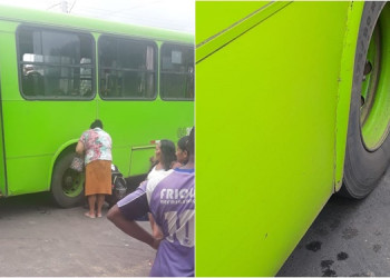URGENTE: Ônibus da Transcol atropela idosa no bairro Porto Alegre em Teresina